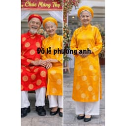 FREESHIP 1 bộ áo + khăn + quần mừng thọ, khăn áo lễ hội đủ màu đủ size hàng gấm thượng hải cao cấp loại 1 cực đẹp 6