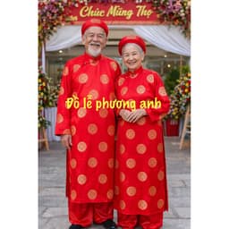 FREESHIP 1 bộ áo + khăn + quần mừng thọ, khăn áo lễ hội đủ màu đủ size hàng gấm thượng hải cao cấp loại 1 cực đẹp 1