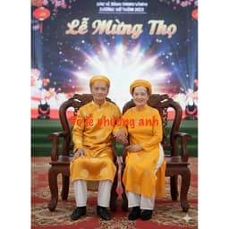 FREESHIP 1 bộ áo + khăn + quần mừng thọ, khăn áo lễ hội đủ màu đủ size hàng gấm thượng hải cao cấp loại 1 cực đẹp 4