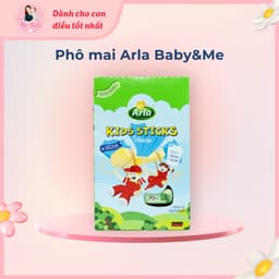 Phô Mai Arla thơm ngậy giàu dinh dưỡng cho bé từ 1 tuổi , hộp 6 thanh tiện lợi - Mẹ Rofi 1