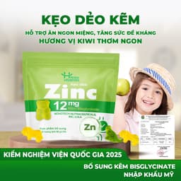 Kẹo dẻo bổ sung Kẽm Hữu Cơ, ZinC Gummies - Happy Vitamin - Gói 39 viên - Hương vị Kiwi 3