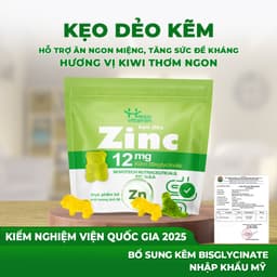 Kẹo dẻo bổ sung Kẽm Hữu Cơ, ZinC Gummies - Happy Vitamin - Gói 39 viên - Hương vị Kiwi 2