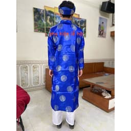 freesip 1 bộ quần + khăn xếp + áo mừng thọ. khăn áo lễ hội hàng gấm dệt cao cấp. hàng có sẵn 8