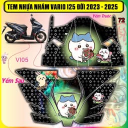 Tem nhựa nhám vario 125  đời 2023 dến 2025 mẫu mới hot trend dán che trầy chồng xước cực đẹp 9