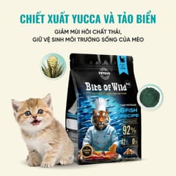 Hạt cho mèo Bite of Wild F42 gói 1KG công thức 6 loại cá biển, không chứa ngũ cốc - MÉO CHÒ UNI 7