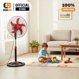 | Hỏa tốc | quạt lửng công nghiệp LCN309 Fugio gió mạnh cao 1m công suất 43w, 5 cánh 40cm chính hãng 2