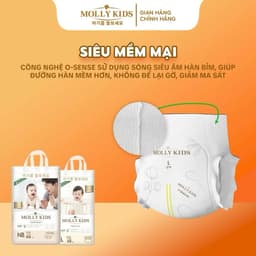 ( 1 Bịch ) Bỉm Molly Kids Dán/Quần Cho Bé Size NB66/SD62/MD56/MQ52/L48/XL44/XXL42/XXXL40/XXXXL38 7