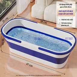 Bộ Cây Lau Nhà Tự Vắt Sumi 45cm Bông San Hô Siêu Thấm Hút, Cây Chổi Lau Nhà Đa Năng Thế Hệ Mới 2026 5