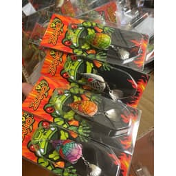 Nhái Hơi zuno Nhện s30 fun lưỡi titan  Có 2 size  3cm nặng 6gr 3.5cm nặng 7gr về 2