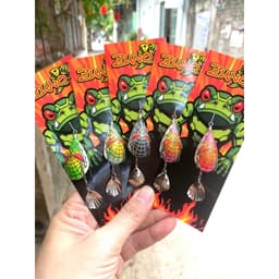 Nhái Hơi zuno Nhện s30 fun lưỡi titan  Có 2 size  3cm nặng 6gr 3.5cm nặng 7gr về 5