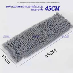 Bông Lau Nhà San Hô 45cm Siêu Thấm Hút Đa Năng, Bông Lau Thay Thế Cây Lau Nhà Tự Vắt Sumi 45cm 2