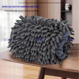 Bông Lau Nhà San Hô 45cm Siêu Thấm Hút Đa Năng, Bông Lau Thay Thế Cây Lau Nhà Tự Vắt Sumi 45cm 7