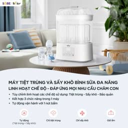 Máy Tiệt Trùng Bình Sữa Bear ST-5H05E26, Khử Khuẩn Hơi Nước, Sấy Khô Bảo Quản 48 Giờ, Hàng Chính Hãng 2