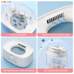 Máy Tiệt Trùng Bình Sữa Bear ST-5H05E26, Khử Khuẩn Hơi Nước, Sấy Khô Bảo Quản 48 Giờ, Hàng Chính Hãng 3