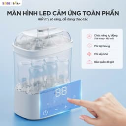 Máy Tiệt Trùng Bình Sữa Bear ST-5H05E26, Khử Khuẩn Hơi Nước, Sấy Khô Bảo Quản 48 Giờ, Hàng Chính Hãng 6