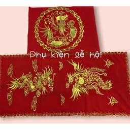 freeship 1 bộ khăn phủ diện hầu đồng. khăn phủ diện tấu hương, khăn trình đồng cao cấp không nhăn không phai không bạc 1