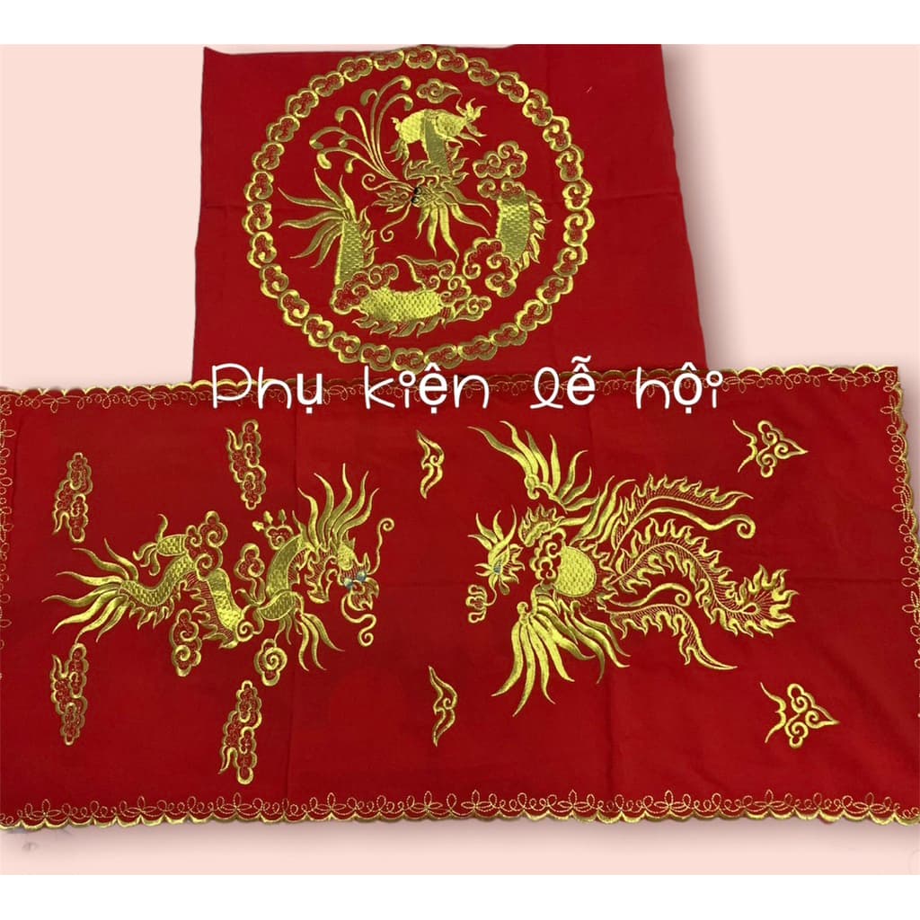 freeship 1 bộ khăn phủ diện hầu đồng. khăn phủ diện tấu hương, khăn trình đồng cao cấp không nhăn không phai không bạc