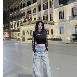 Áo Thun Cổ Tròn Dáng Dài In Chữ Tay Fit Dáng 5