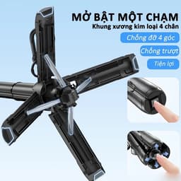 Gậy selfie mini cao cấp,tripod mini bốn chân bỏ túi, nhỏ gọn, xoay 360 độ có điều khiển từ xa 4