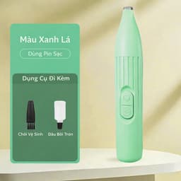 Tông đơ tỉa lông thú cưng, máy tỉa lông chân chó mèo đa năng dùng pin tiểu 8