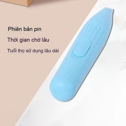Tông đơ tỉa lông thú cưng, máy tỉa lông chân chó mèo đa năng dùng pin tiểu 3