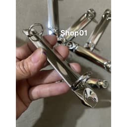 (lỗ 2cm) Combo 10c Kẹp còng giữ giấy 2 nhẫn o - Gáy sổ còng - Kẹp giấy bảng quảng cáo, thông báo bầu cử, kế hoạch ... 4