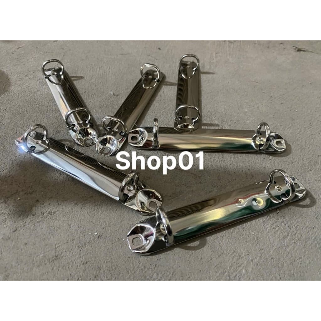 (lỗ 2cm) Combo 10c Kẹp còng giữ giấy 2 nhẫn o - Gáy sổ còng - Kẹp giấy bảng quảng cáo, thông báo bầu cử, kế hoạch ...
