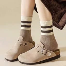 Tất vớ nữ cổ cao phong cách vintage Hàn Quốc, mềm mịn thoáng khí - Ekiu Shop 9
