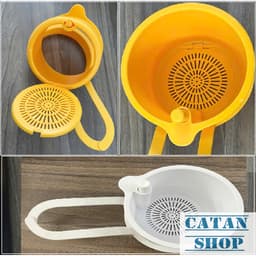 Giỏ Lọc Rác gài bồn rửa chén giúp lọc thức ăn thừa tránh tắt cống  - Có nút nhấn thả rác tiện gdgs1 4