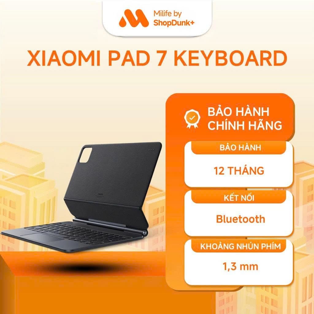 Bàn Phím Tablet Xiaomi Pad 7 / 7 Pro / Pad 8 / Pad 8 Pro  Focus Keyboard Chính Hãng BH 12 Tháng