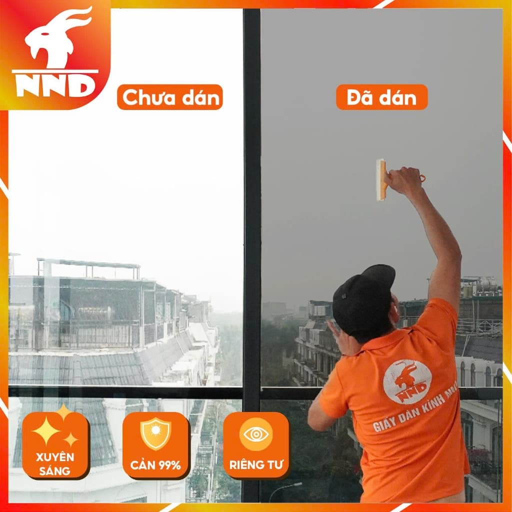 Phim cách nhiệt cửa kính, Film dán chống nắng cửa kính, cửa sổ giúp giảm nắng, chống nhìn trộm