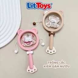 Đồ Chơi Lục Lạc Gặm Nướu Cầm Tay 10 Món ToysLit Cho Bé Xúc Xắc Gặm, Nắm An Toàn Không Lo Độc Hại 8