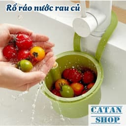 Giỏ Lọc Rác gài bồn rửa chén giúp lọc thức ăn thừa tránh tắt cống  - Có nút nhấn thả rác tiện gdgs1 8