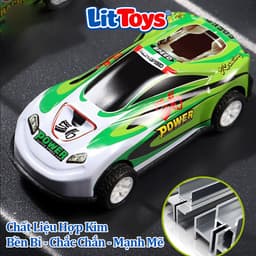 Đồ Chơi Mô Hình 48 Xe Ô Tô ToysLit Bằng Hợp Kim Chạy Đà Hình Thùng Container 3