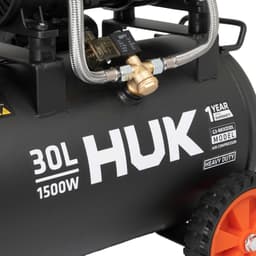[Không Dầu] Máy nén khí 30 lít Không Dầu HUKAN N3-NKKD30L, 1500w 2HP - 8 Bar, Có Điều khiển áp suất 7