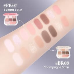 Bảng Phấn Mắt FOCALLURE Bền Màu Dưỡng Ẩm Lâu Trôi Chống Thấm Nước 9.6g 6