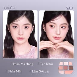 Bảng Phấn Mắt FOCALLURE Bền Màu Dưỡng Ẩm Lâu Trôi Chống Thấm Nước 9.6g 7