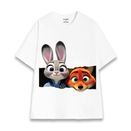 Áo Thun NICK và JUDY DỄ THƯƠNG SIÊU TREND Vải Cotton 100% Dày Mịn Mát Phom Rộng Oversize Unisex. 3