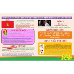 LH 3 - BẢNG TIN LIÊN ĐỘI, TRANG TRÍ PHÒNG ĐỘI, TRANG TRÍ LỚP HỌC 8
