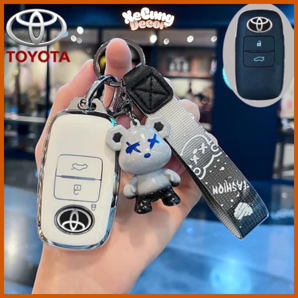 Bao Ốp Chìa Khoá Toyota Yaris Cross 2023 2024 Chất Liệu TPU Cao Cấp, Bảo Vệ Toàn Diện