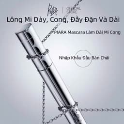 Mascara PIARA giữ mi cong lâu, chống thấm nước, làm dày dài mi 5