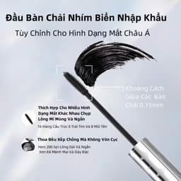 Mascara PIARA giữ mi cong lâu, chống thấm nước, làm dày dài mi 3