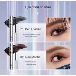 Mascara PIARA giữ mi cong lâu, chống thấm nước, làm dày dài mi 6