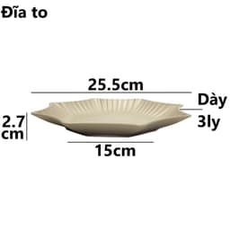 Đĩa Nhựa Phip Ngôi Sao Việt Nhật 1190/1/2/3, Đĩa Phip Đĩa Sao Dày Dặn Sang Trọng - TADAHOME 5