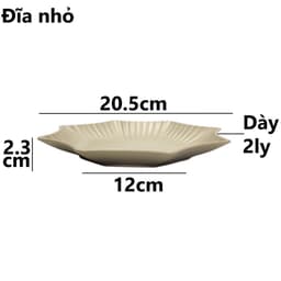 Đĩa Nhựa Phip Ngôi Sao Việt Nhật 1190/1/2/3, Đĩa Phip Đĩa Sao Dày Dặn Sang Trọng - TADAHOME 3