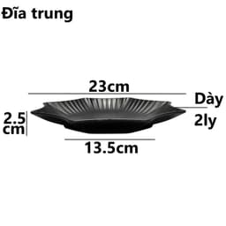 Đĩa Nhựa Phip Ngôi Sao Việt Nhật 1190/1/2/3, Đĩa Phip Đĩa Sao Dày Dặn Sang Trọng - TADAHOME 4