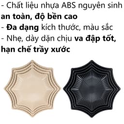 Đĩa Nhựa Phip Ngôi Sao Việt Nhật 1190/1/2/3, Đĩa Phip Đĩa Sao Dày Dặn Sang Trọng - TADAHOME 2