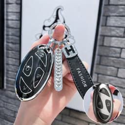 Bao Ốp Chìa Khoá Hyundai SantaFe 2024-2026 Chất Liệu TPU Dẻo Bảo Vệ Smartkey Toàn Diện HongMinhAuto88 6