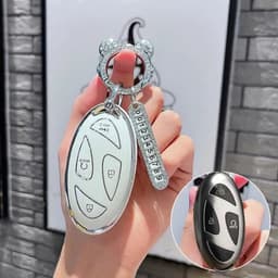 Bao Ốp Chìa Khoá Hyundai SantaFe 2024-2026 Chất Liệu TPU Dẻo Bảo Vệ Smartkey Toàn Diện HongMinhAuto88 7