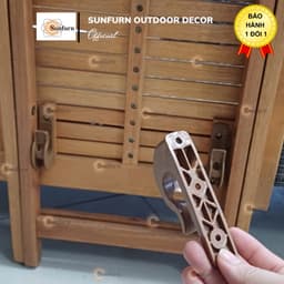 COMBO 2 Pát Móc Nhựa Giữ Chân Bàn Xếp Gọn SUNFURN - Phụ Kiện Khóa Chân Bàn  Cafe, Dã Ngoại - Không kèm vít 1